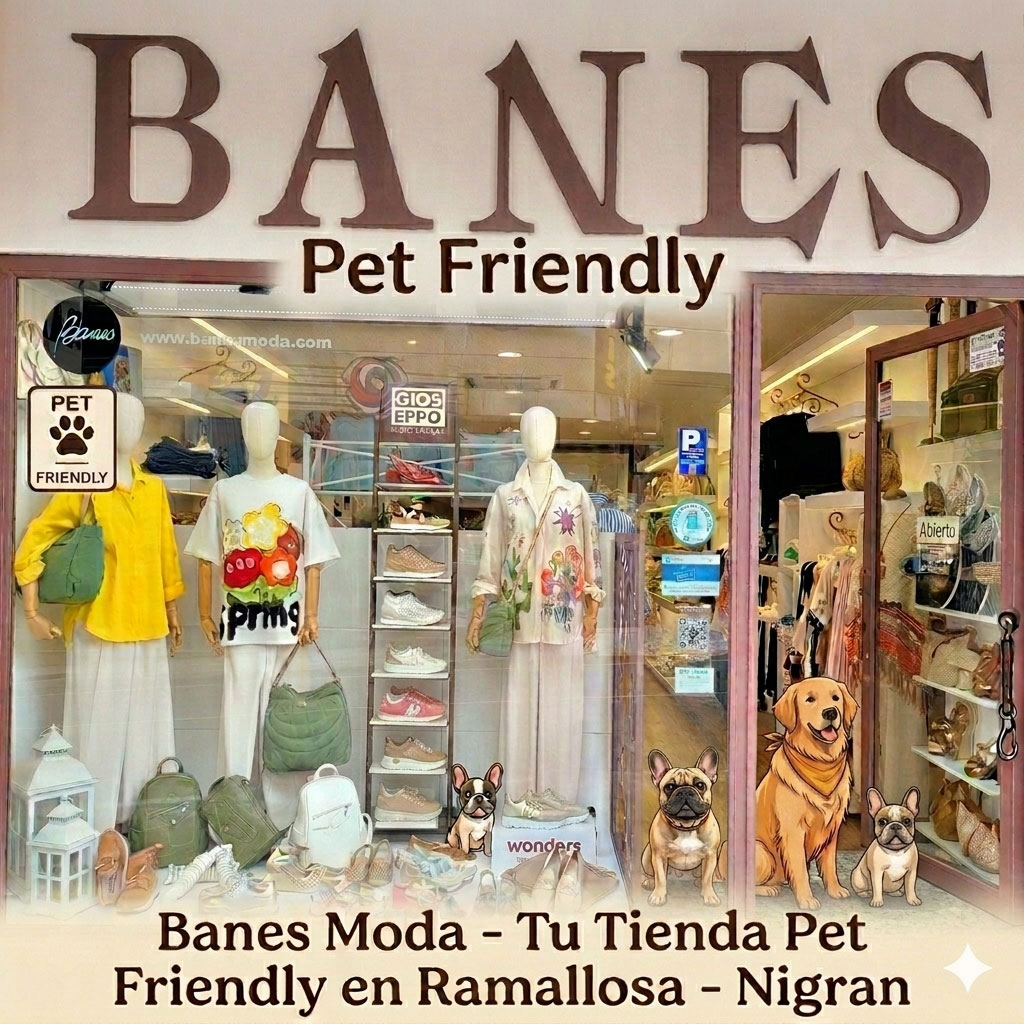 Banes Moda tienda pet friendly Ramallosa Nigrán
