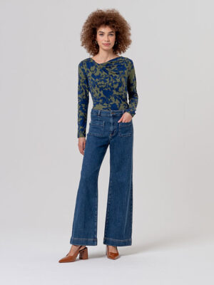 pantalones jeans con bolsillos delanteros indigo surkana 556baje52357 banes moda tienda de ropa zapateria bolsos y complementos ramallosa nigran 2