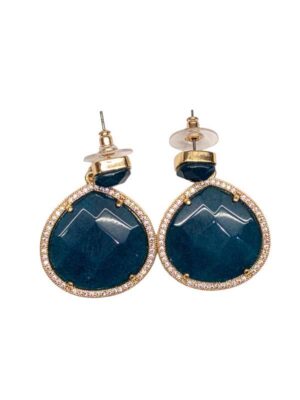 pendientes-redondos-de-piedra-azul-cobalto-8593-banes-moda-tienda-de-ropa-zapateria-bolsos-y-complementos-ramallosa-nigran