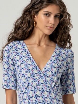 vestido azul surkana 516hivi71251 banes moda tienda de ropa zapateria bolsos y complementos ramallosa nigran 2