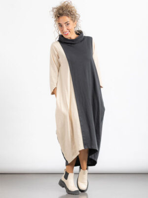 vestido-largo-cubello-agnes-negro-y-beige-dup-a95n-banes-moda-tienda-de-ropa-zapateria-bolsos-y-complementos-ramallosa-nigran-(1)